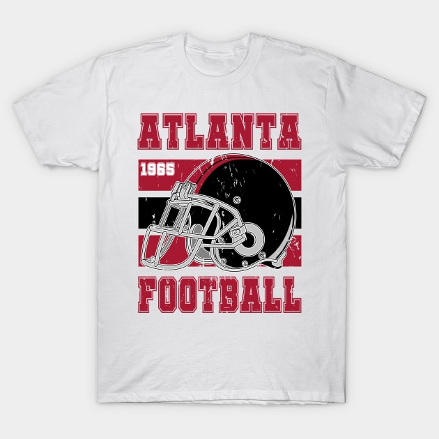 Atlanta Retro Football T-Shirt by Arestration